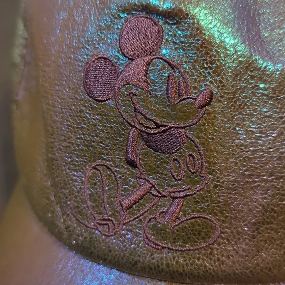 Disney Parks Earidescent Pink Mickey Mouse Hat 50th Anniversary Cap Hat - Picture 6 of 9